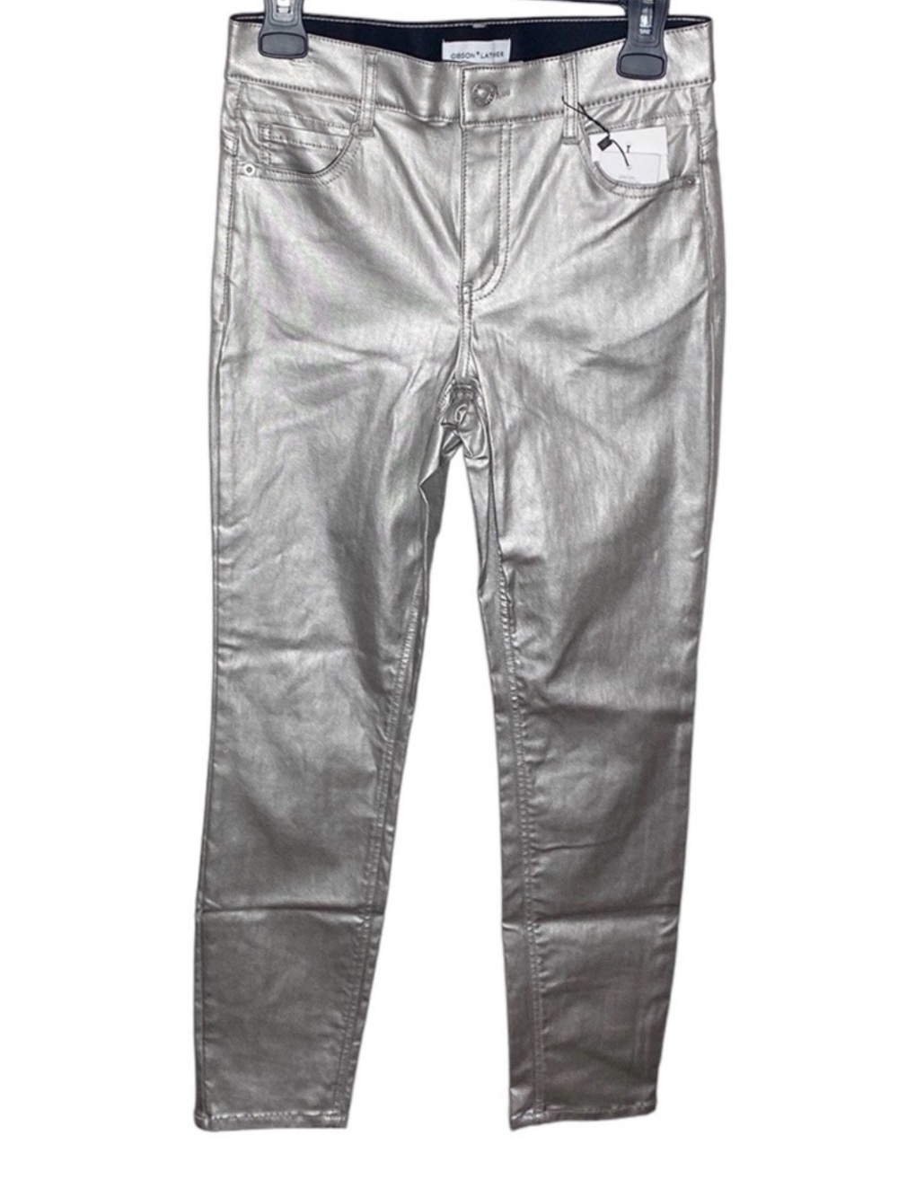 Silver Coated Perfect Fit Sculpting Skinny Jeans